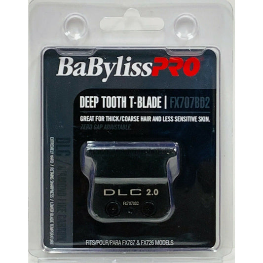 BaByliss PRO FX707BD2 Replacement DLC T-Blade Deep Tooth 2.0MM for FX787 & FX726