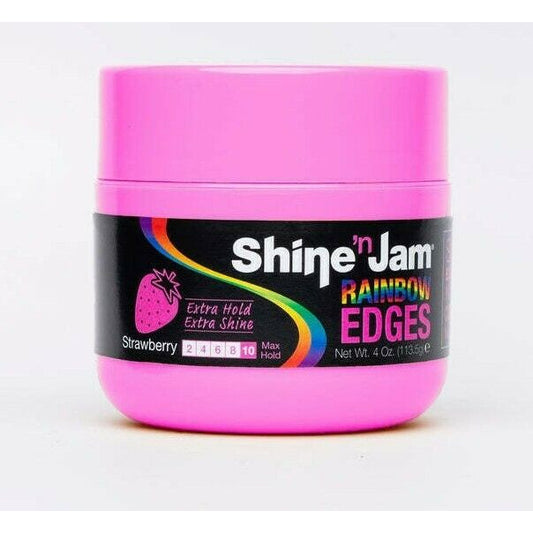 AMPRO SHINE-N-JAM RAINBOW EDGES- STRAWBERRY (4OZ)