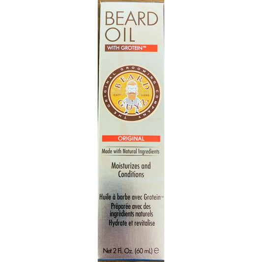 Beard Guyz Beard Oil with Grotein Original Moisturizes Conditions 2oz
