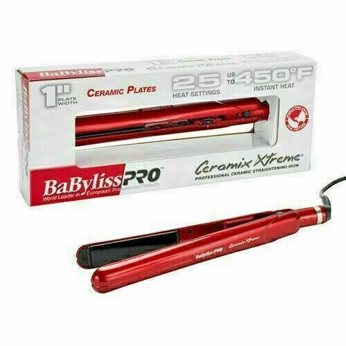 Babyliss Pro BAB9555 1" Ceramix Xtreme 450° Ceramic Flat Iron Hair Straightener