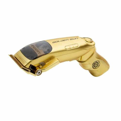 Gamma+ GP602G Golden Gun Cordless Clipper Microchipped Magnetic Motor 100-240V