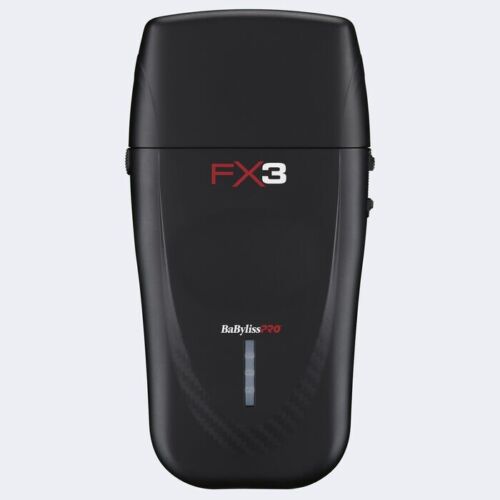 BabylissPRO FXX3SB FX3 High Speed Double Foil Cordless Ergonomic Shaver Black